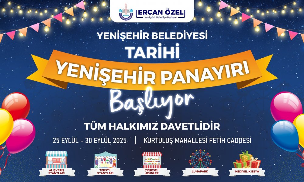 TARİHİ YENİŞEHİR PANAYIRI BAŞLIYOR