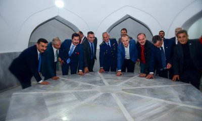 TARİHİ YENİŞEHİR ÇARŞI HAMAMI COŞKULU BİR TÖRENLE AÇILDI