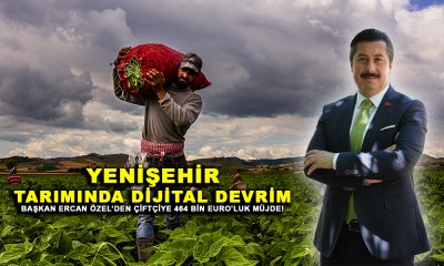 YENİŞEHİR TARIMINDA DİJİTAL DEVRİM: BAŞKAN ERCAN ÖZEL’DEN ÇİFTÇİYE 464 BİN EURO'LUK MÜJDE