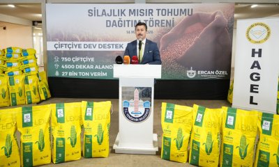 YENİŞEHİR'DE ÜRETİCİYE DEV DESTEK: 750 ÇİFTÇİYE SİLAJLIK MISIR TOHUMU DAĞITILDI